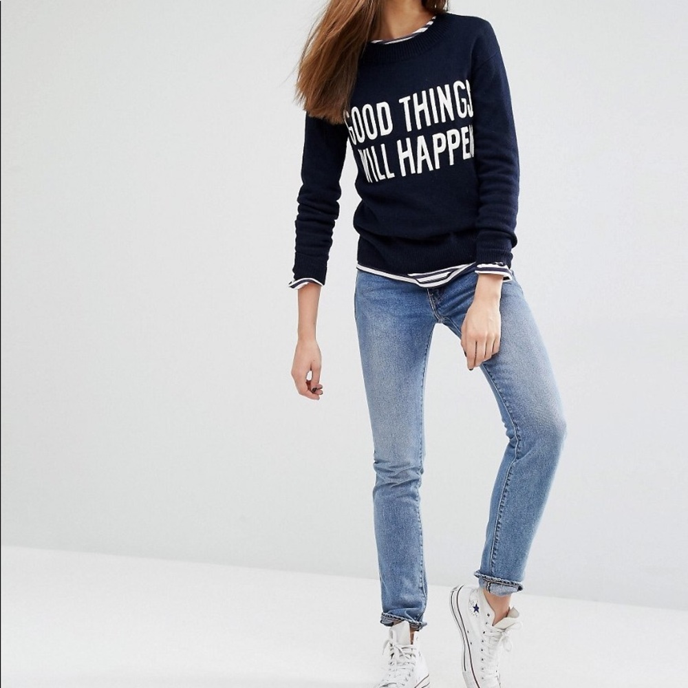 🍊 Good things will happen sweater